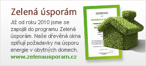 Eurookna Hadrava - zelená úsporám